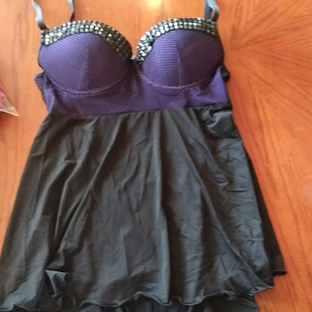 Womans size medium studded and silky lingerie